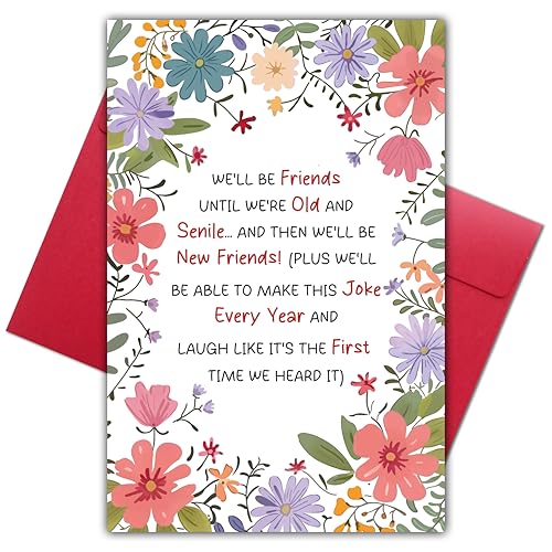 eFA\EVX^[ABFFւ̂킢äAA̗FB̂߂̃[XȃJ[hAWe'll Be Friends Until We're Old and Senile