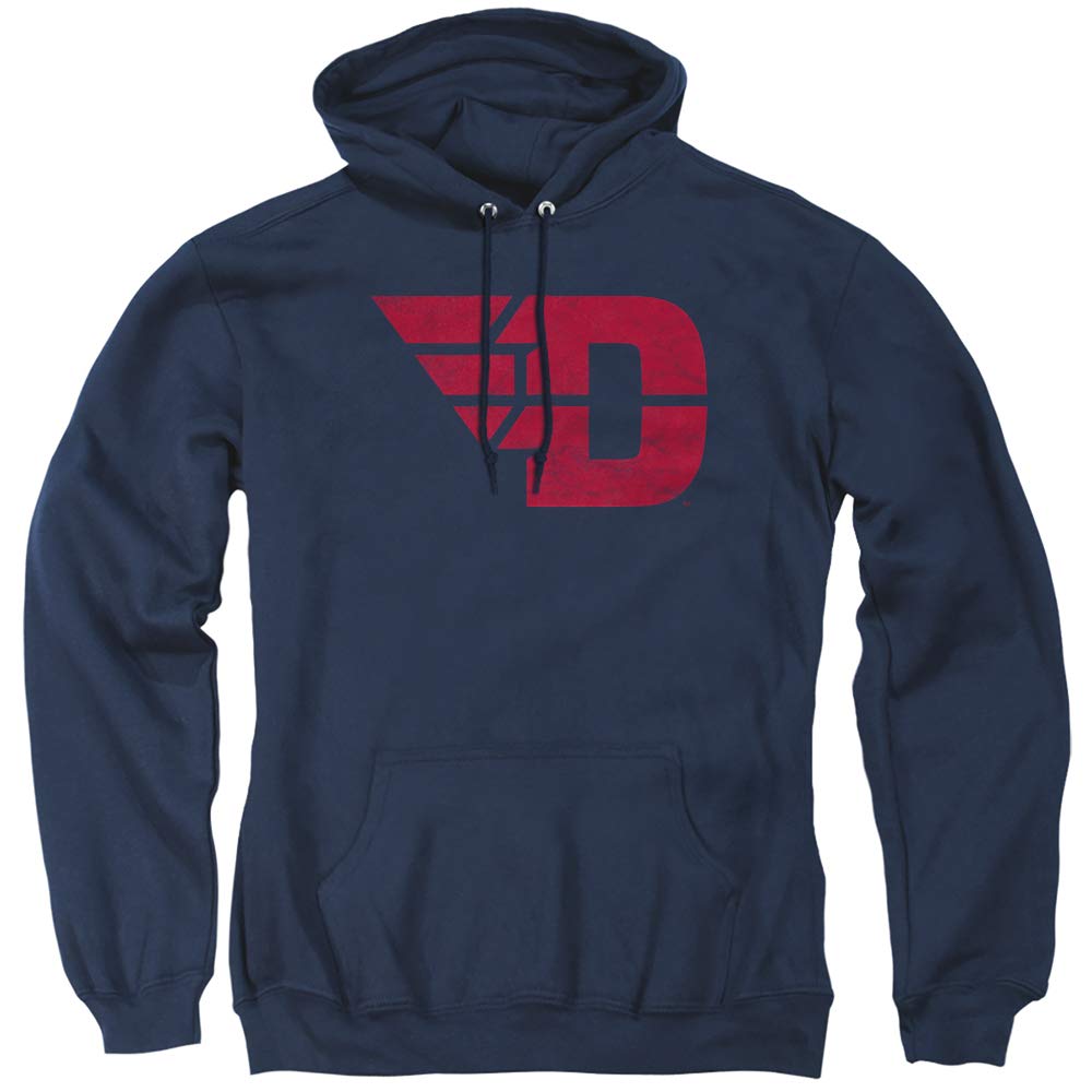 LOGOVISION Official Collegiate Distressed Primary Logo Adult Pullover Hoodie Collection — view 535