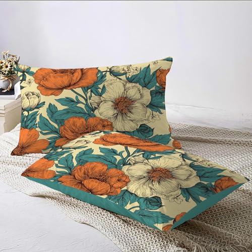 Housse de couette 220x240cm anti-plis en microfibre douce à fermeture éclair - 7