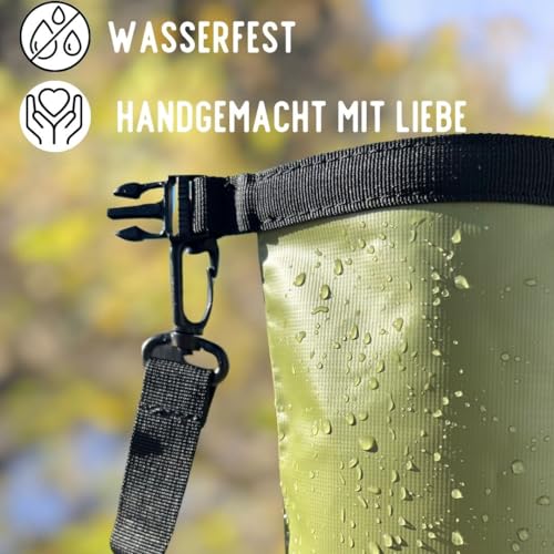 Geruchssicherer Hundekotbeutel - Aufbewahrungsbeutel inkl. 105 Kotbeutel - Gassibeutel - Hundesackerl - Kotbeutel - Hundetüte - Kackbeutel - Kottüte