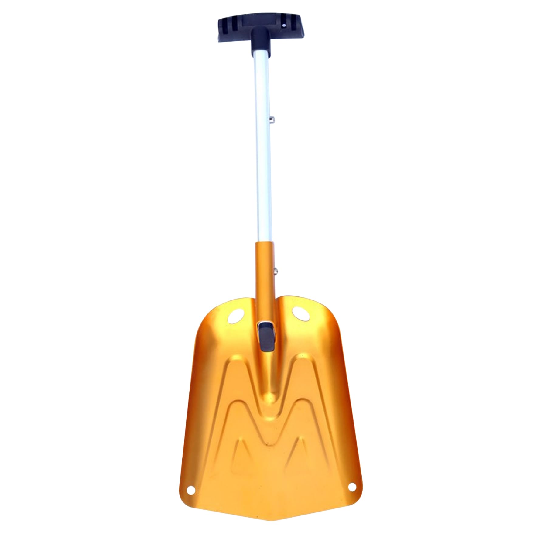 Pelle à neige en aluminium doré amovible pour voiture et camping