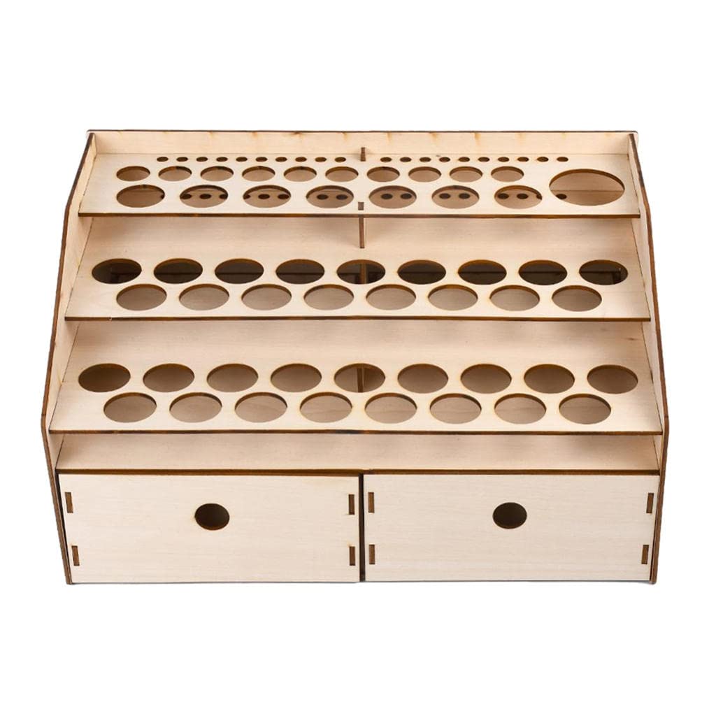 Angoily Holz Farbständer - Organizer Für Acrylfarben Und Malutensilien