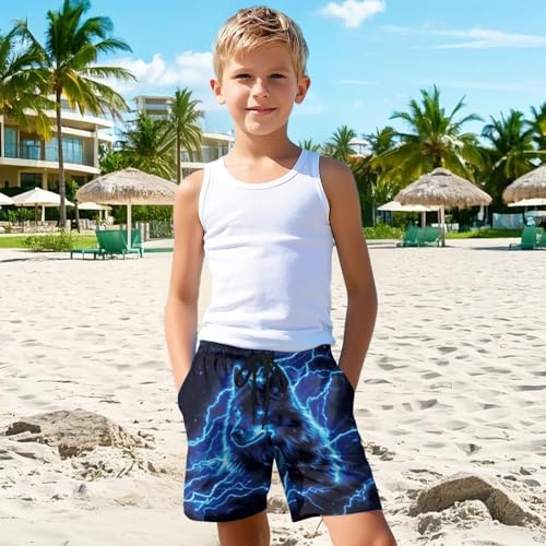 Boys Beach Shorts for Kids Children Hawaiian Pants4