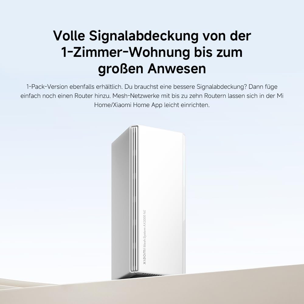WLAN-Router WiFi6 AX3000 – Gigabit-Port, Integriertes Mesh-Netzwerk, Maximale WiFi6-Geschwindigkeiten