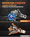 SEALIGHT 9005/HB3 9006/HB4 Fog Light Bulb, 80000LM Ultra Bright, 2x 9005 & 9006 Bulbs in Pack
