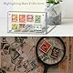 Dollarschein-Rahmen, Acryl, Dollarscheinhalter, 9,9 x 20,8 cm, verdickter Rahmen für Dollarscheine, Vitrine, Magnet, Geldschein, Ständer, für Geld, Ticket, Bild, Fotos, Vitrine