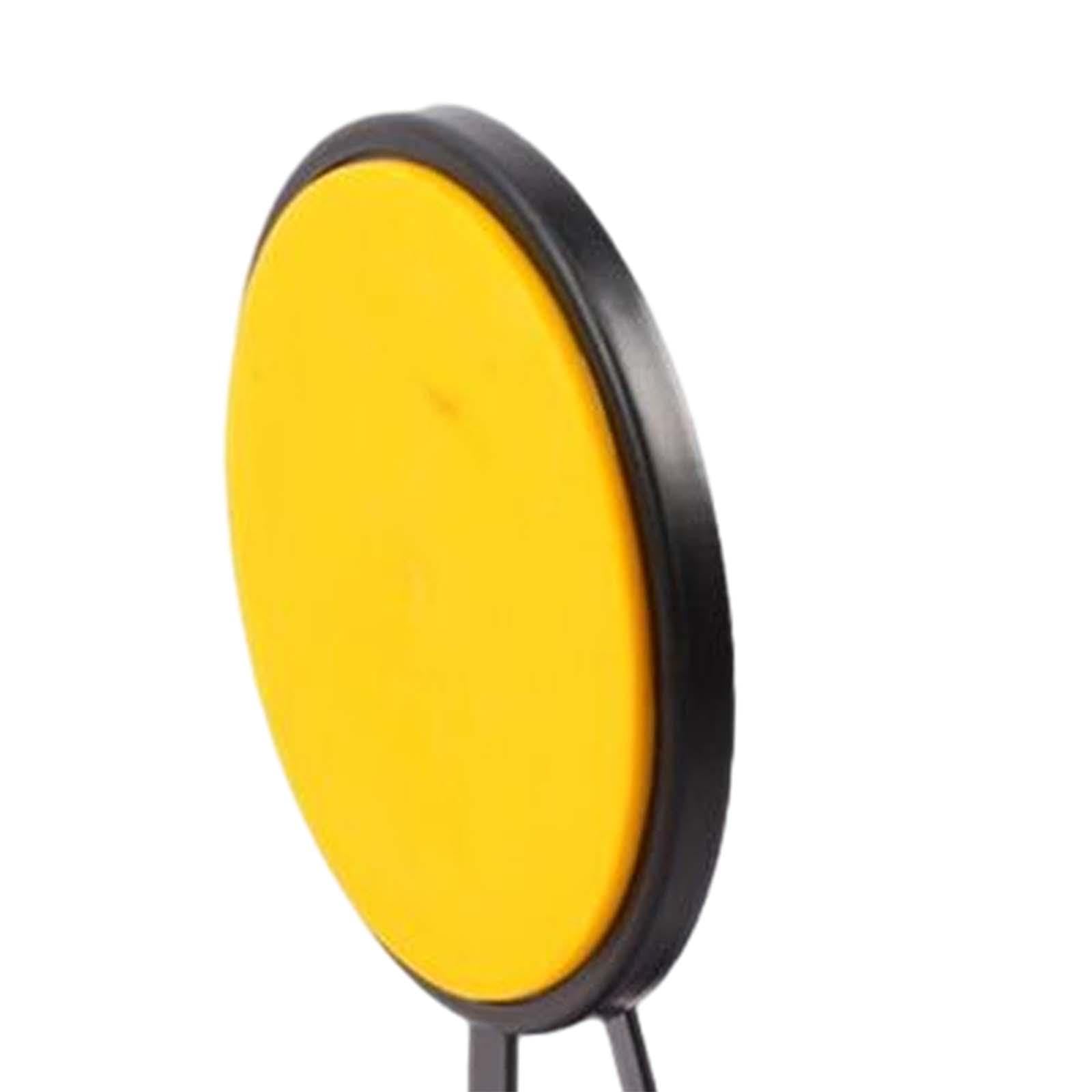 Oshhni Kick Drum Pad, Percussion Instruments Zubehör, Mute Drum Beater Übungspads für Schlagzeuger, Lehrling, Gelb