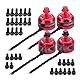 RC Bürstenloser Motor, 4PCS DX2205 2300KV Bürstenloser Motor 2-4S Racing Edition rot für QAV210 X220 QAV250 FPV Racing Drone (2CW 2CCW)