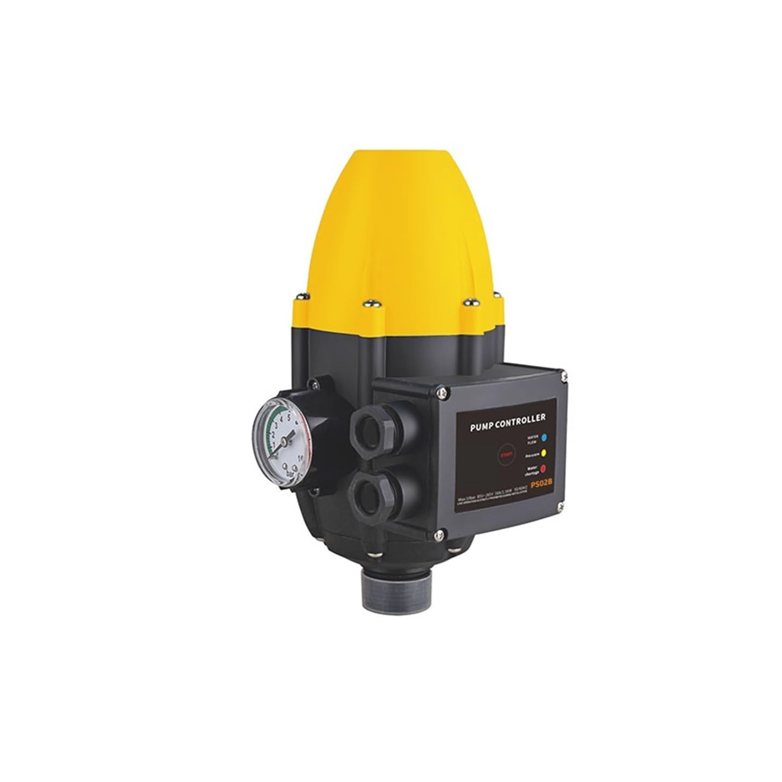 Fabricación de controlador presión PS02B tipo 1.1KW 10bar 265V, instalación Control automático bomba interruptor alta Fácil de instalar