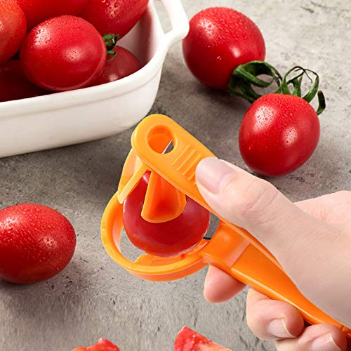 Grape Cutter, Grape Tomatoes Slicer for Kids - Portable Auxiliary Baby Food Fruit Creative Tools - Thumbnail 6