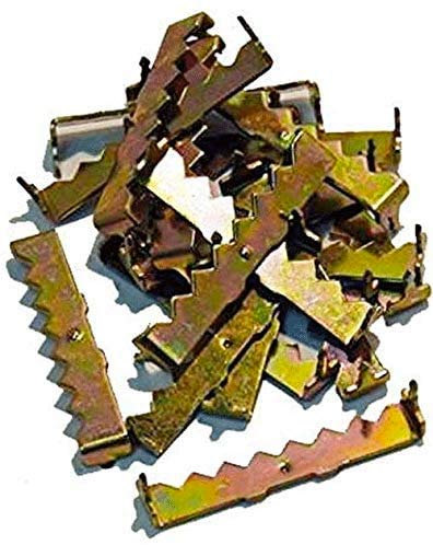 Image of 10 Pack Premium Quality Brass Plated 1-3 /4 inch Nailess Sawtooth Hangers