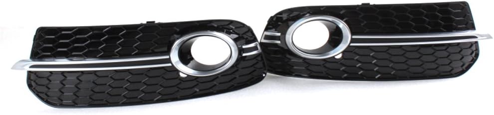 Front Fog Light Cover Grill fits for Audi Q5 Standard Bumper 2013-2016 (Non-Sline & SQ5)