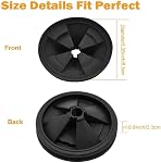 Garburator Splash Guard for Compatible with InSinkErator QCB-AM Quiet Collar Sink Baffle Black Rubber Garbage Stopper by Podoy