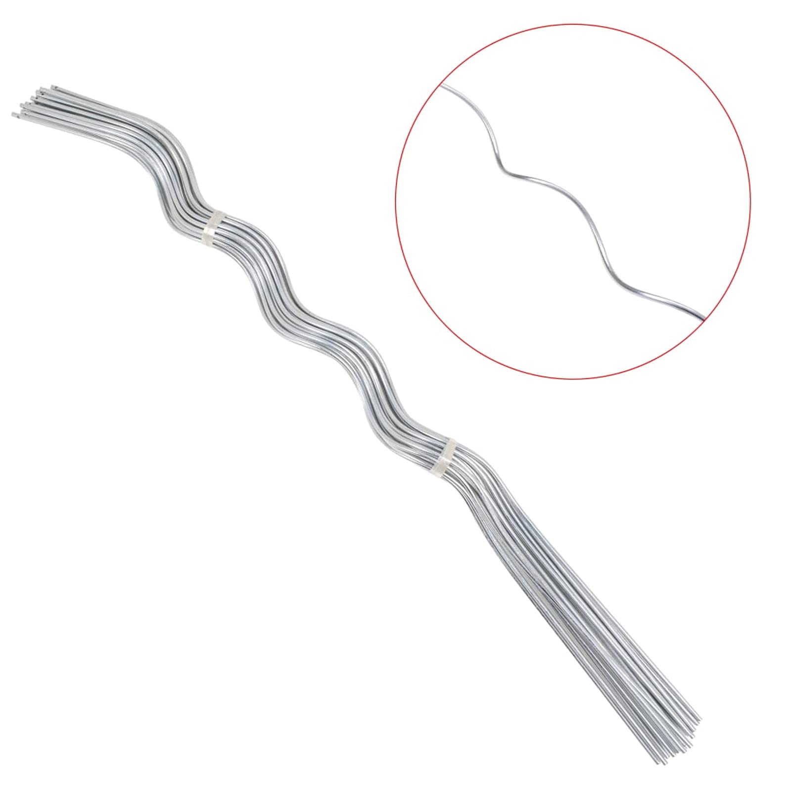BaraSh Soporte para Planta Espiral 20 Unidades 110cm Acero galvanizado Soporte Planta Acero tutores para tomateras Soporte para Tomate