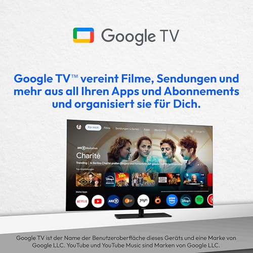 MEDION 108 cm (43 Zoll) Fernseher (Smart TV, 4K, Dolby Vision HDR, Prime Video, Disney+, Dolby Atmos, DTS X, kompatibel mit Google TV, PVR, Bluetooth, MD 843400) MEDION 108 cm (43 Zoll) Fernseher (Smart TV, 4K, Dolby Vision HDR, Prime Video, Disney+, Dolby Atmos, DTS X, kompatibel mit Google TV, PVR, Bluetooth, MD 843400)