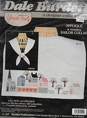 Dale Burdett APPLIQUE A COUNTRY SAILOR COLLAR by Yours Truly KIT