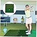 BESPORTBLE Indoor Golf Practice Mat Compact Turf Rug for Swing Training Portable Hitting Pad for Indoor Use Shot Accuracy Essential Accessory for Golfers