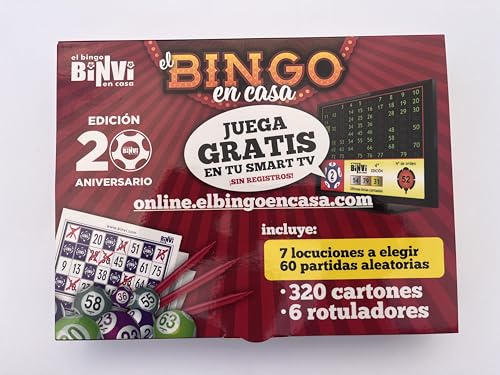 Bingo BINVI Ed. 20º Aniversario 320 cartones