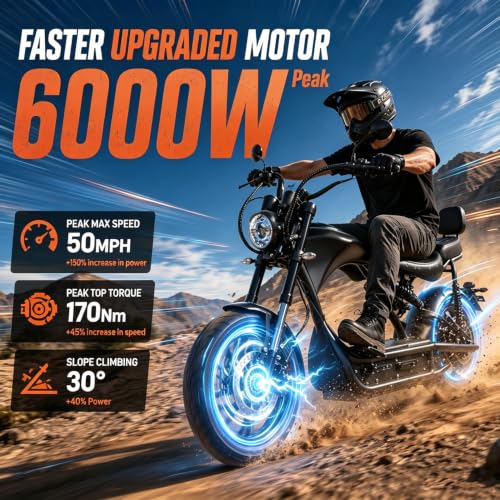 Eahora M1P Pro 6000W Electric Motorcycle