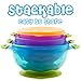 SUPABOWL Baby Suction Bowls for Toddlers, Baby Bowls First Stage w Lids & Spoons