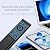 iPazzPort Wireless Air Mouse Remote with Keyboard, 2.4G RF & Bluetooth, 6-Axis Gyroscope Motion Control, RGB Backlit Mini Keyboard for Android TV Box, Smart TV, HTPC, PC, Nvidia Shield