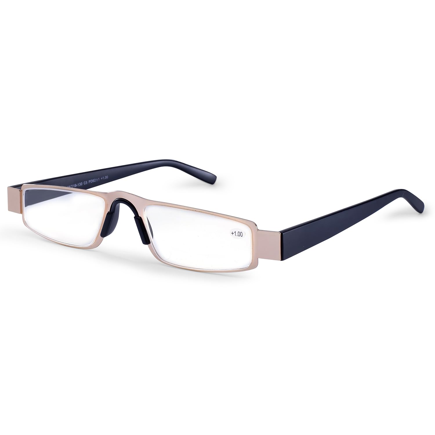 AEC iMag1 Premium Metal Reading Glasses with Convenient Slider Case - Stylish and Functional Eyewear Frame (+3.00, Gold) (B0CW3NJJDY) Amazon Price History, Amazon Price Tracker
