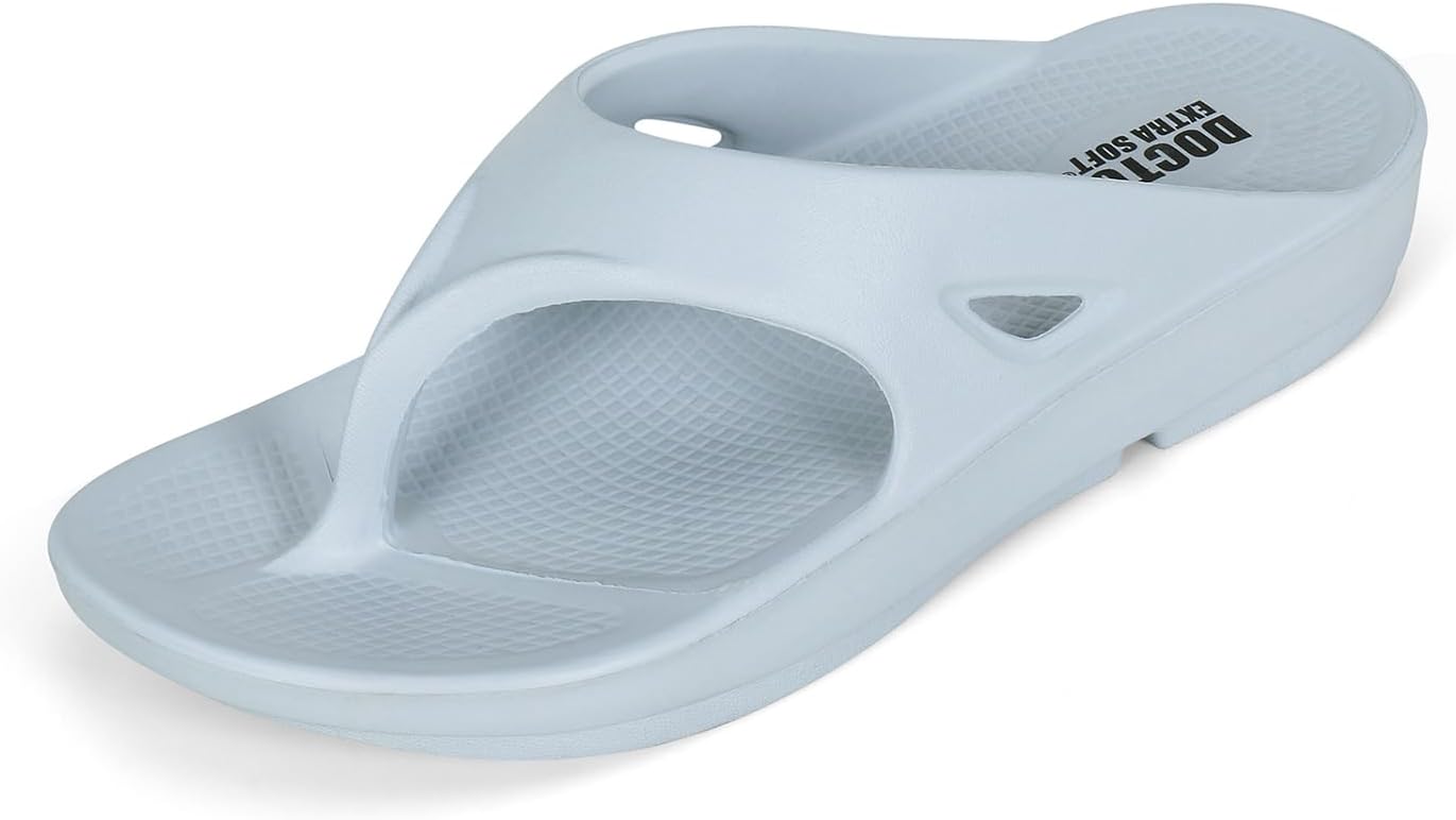 DOCTOR EXTRA SOFT Women’s Classic Ultra Soft Flip Flops/Slippers with Cushion FootBed for Adult | Comfortable & Light Weight| Stylish & Anti-Skid| Waterproof & Everyday Slip-on for Ladies/Girls D-510