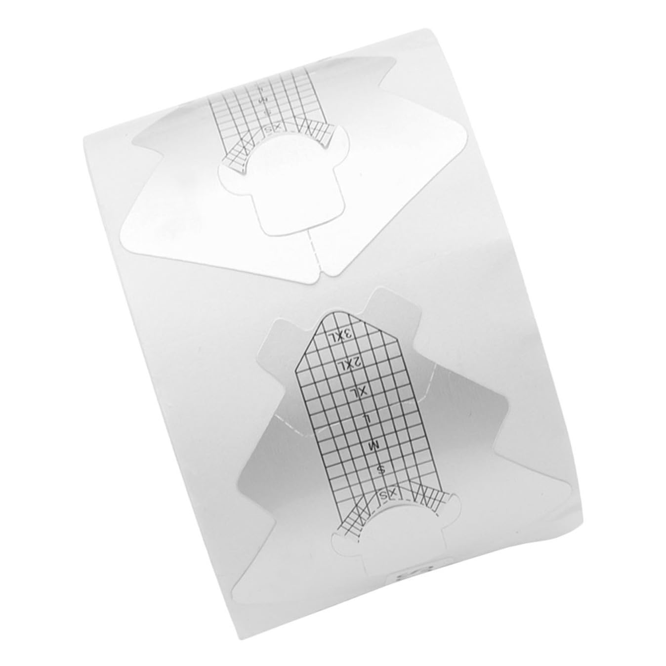 Cabilock Pegatinas de Aluminio para Extensión de Uñas Forma de Pez, Fácil de Usar y Guía para Decoración de Uñas Profesional y Bricolaje en Casa