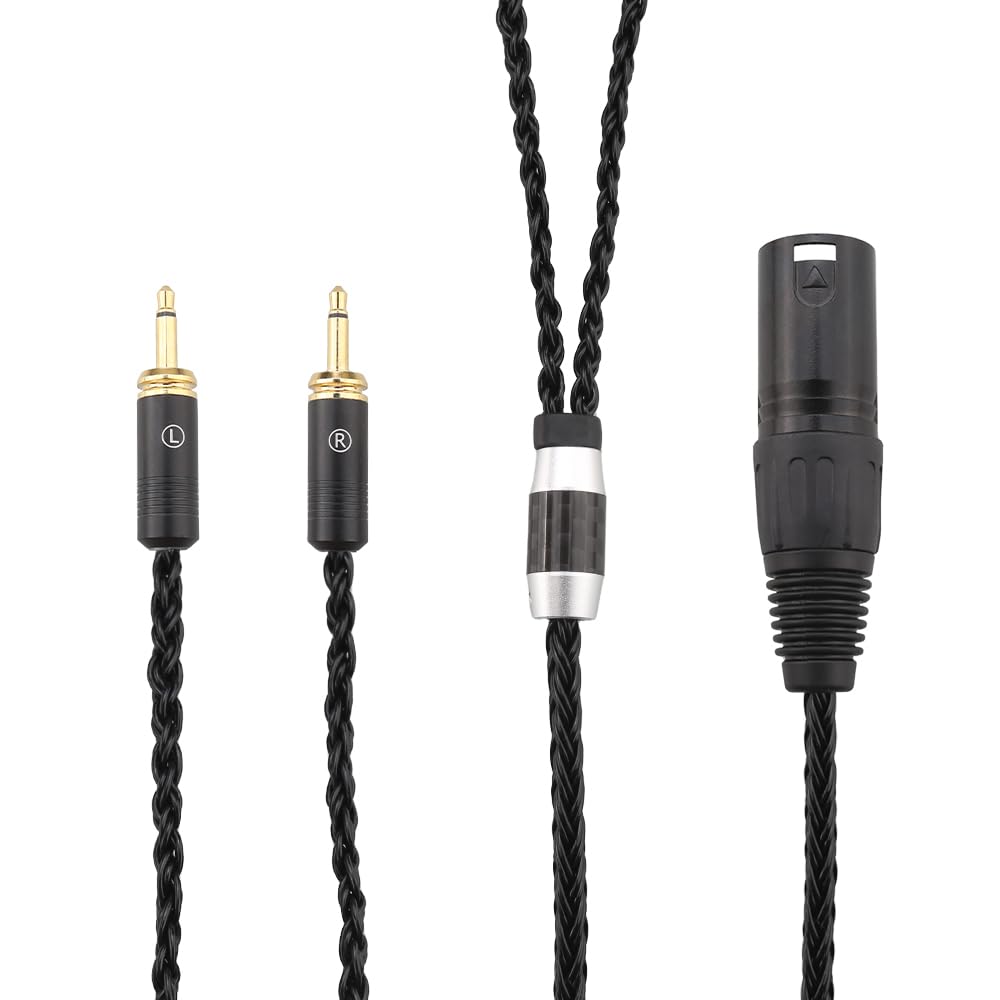 16 Core 7N OCC Replacement Earphone Cable Compatible with Focal Elear Elegia Clear Stellia Celestee Headphones (B16Foca2.5)