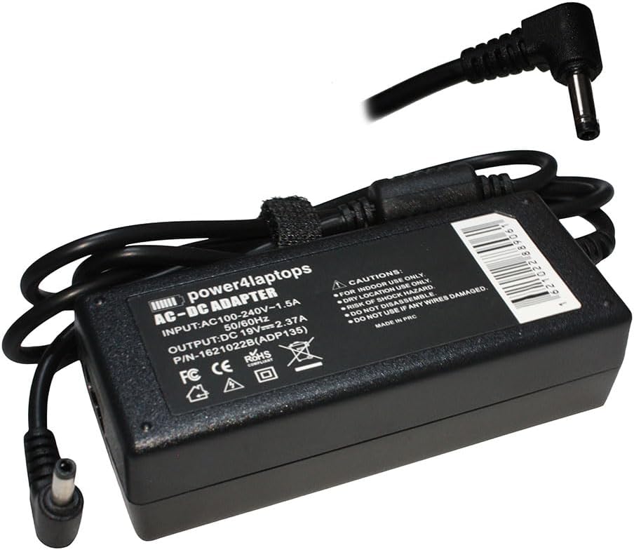 Power4Laptops AC Adapter Laptop Charger Power Supply Compatible with Lenovo IdeaPad 110-15IBR