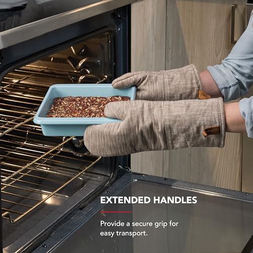 Image of KitchenAid Nonstick Aluminized Steel Square Cake Pan, Dishwasher Safe, Mineral Water, 9 Inch