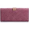 PAULO SERINI® Geldbörse Damen - Portemonnaie Damen 100% veganes Leder - Geldbeutel für Frauen groß mit 9 Kartenfächern Frauen - Women Wallet Cherry Red - rot #5