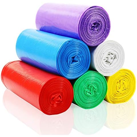 KONE Plastic Garbage Bag 4 Gallon 168 Count Trash Bag for Bathroom Home Small Garbage Cans Cover