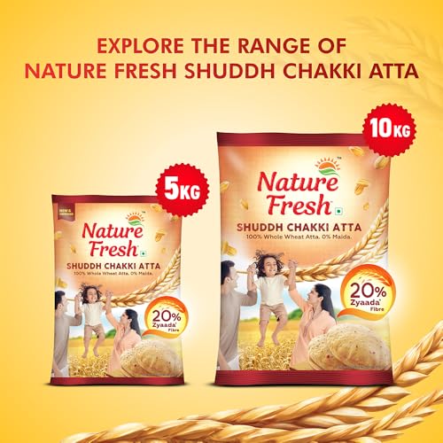 Image of Nature Fresh Shuddh Chakki Atta 10kg Pack