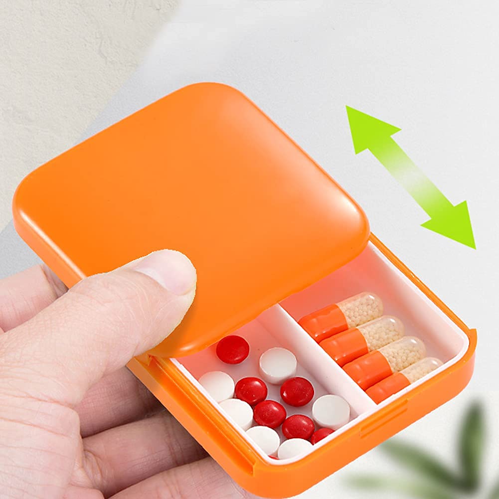 Pilulier Pilulier Organisateur De Vitamines Pilulier Hebdomadaire Pilulier 7 Jours 4 Fois par Jour Distributeur De Stockage Support Pilulier Médical Sulies Bleu, Taille Unique