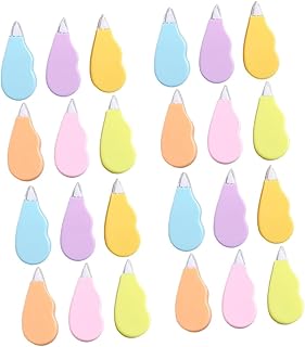 BESTOYARD 24 Peças Fita Corretiva Fita Correta Tiras Brancas Rolo De Correção Rolo Branco Fita De Borracha De Correção Instantânea Borracha Branca Caneta Caneta Plástico Pacote Infantil