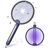 ⚡【Altamente efficiente e ampiamente utilizzato】: la tensione di uscita di 4000 V può uccidere facilmente insetti e insetti una volta che toccano la rete elettrica. Ampiamente usato per attività indoor e outdoor come giardinaggio, spiaggia, campeggio, barbecue