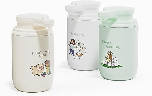 Miniatura 3 de mooas Happy Buddy Artist Edition Dispensador de jabón automático marfil (Go Fetch!)