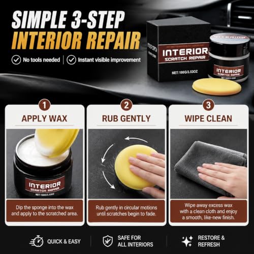 Car Interior Scratch Remover Wax