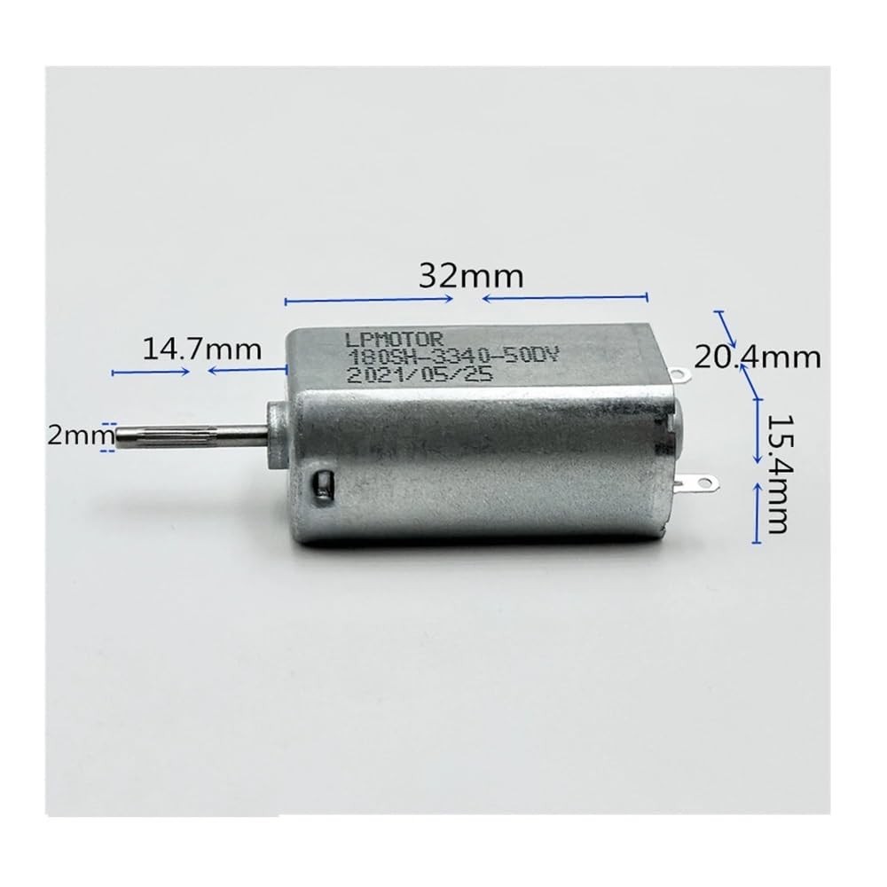 POWTAXBJGD FF-180SH-3340 DC 3-5V 3.7V 15000RPM 180 Electronic Starter High Speed Knurled Shaft Large Torque DIY Toy Car Boat Shaver