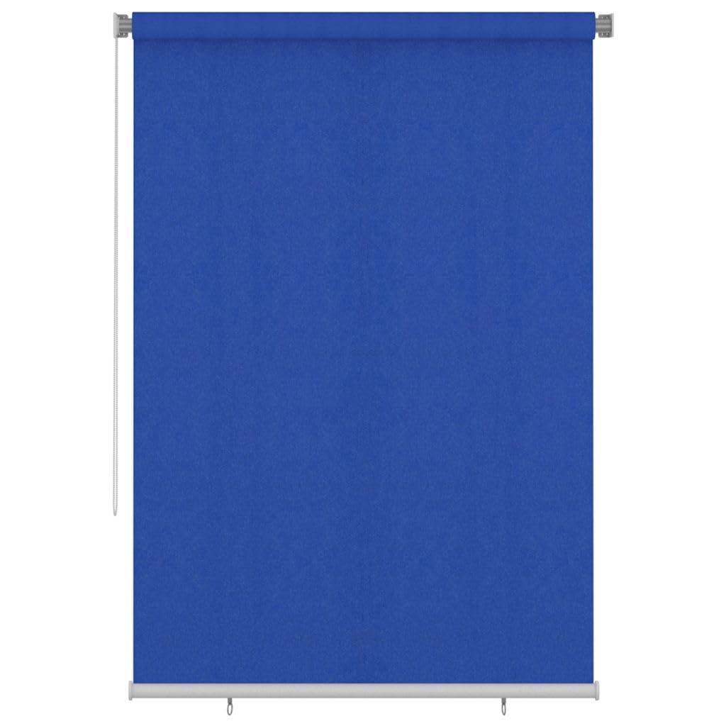 vidaXL Outdoor Roller Blind 165(W) x230(H) cm Blue HDPE — image 1