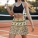 GULANGYU Women's Southwestern Horse Athletic Skorts Skirts Leopard Print Golf Skort for Ladies Tennis Skirt Lightweight Comfy Sport Skirts for Running Hiking