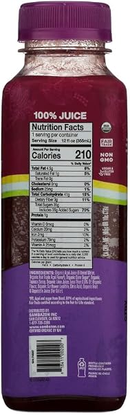 Sambazon Organic Acai Juice, 15 Fl Oz - 1