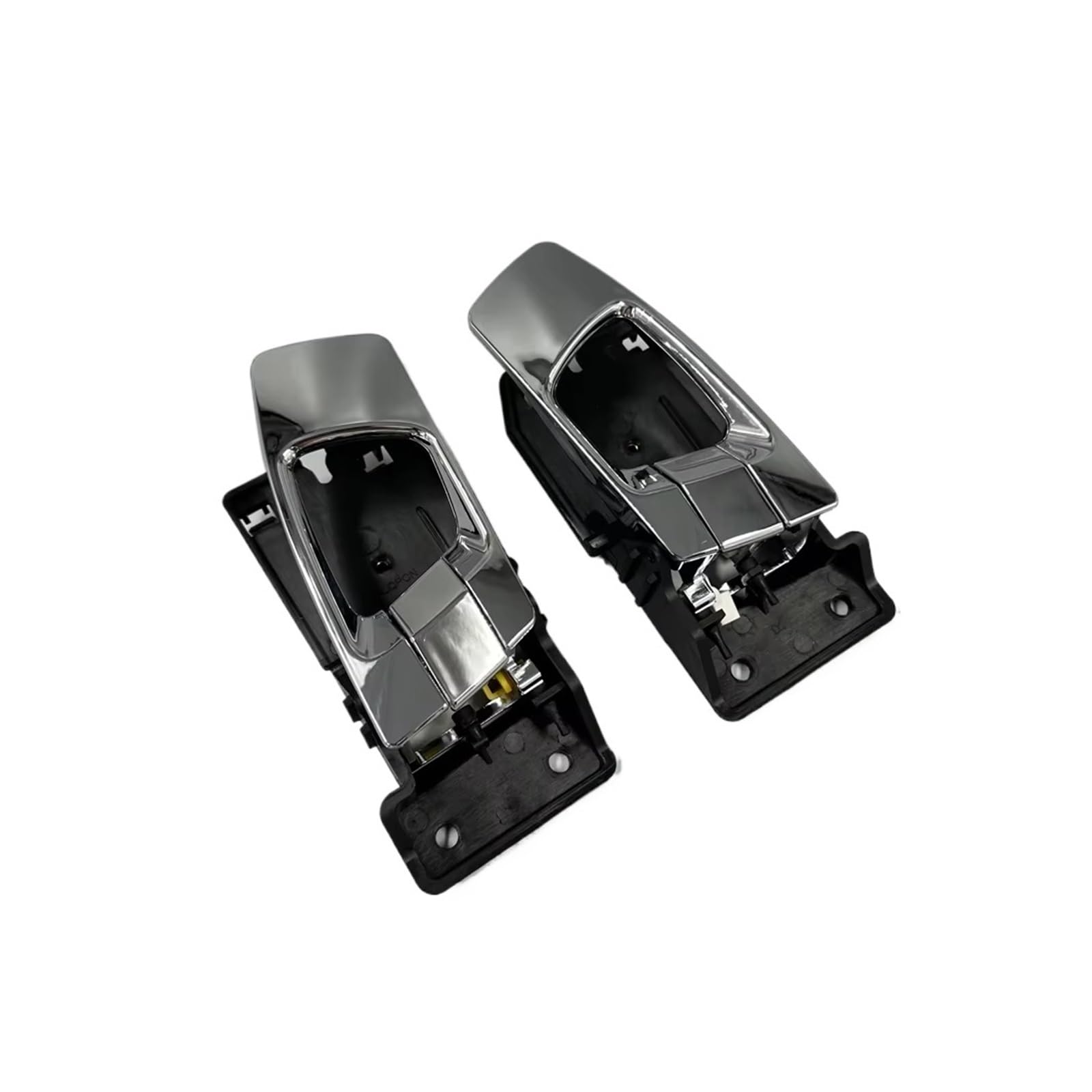 Eshgtuo 1 Pair Interior Door Handle Replacement For Kia For Carens For Rondo For Citra Chrome Front Rear Inner Handle 2003-2006 Interior Door Pull Handle Trim(1 Pair)