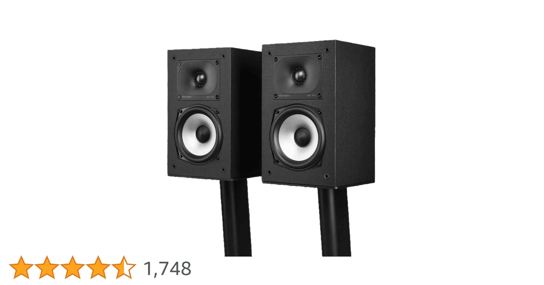 Polk Audio Monitor XT15 Hi-Res Certified Bookshelf Speakers