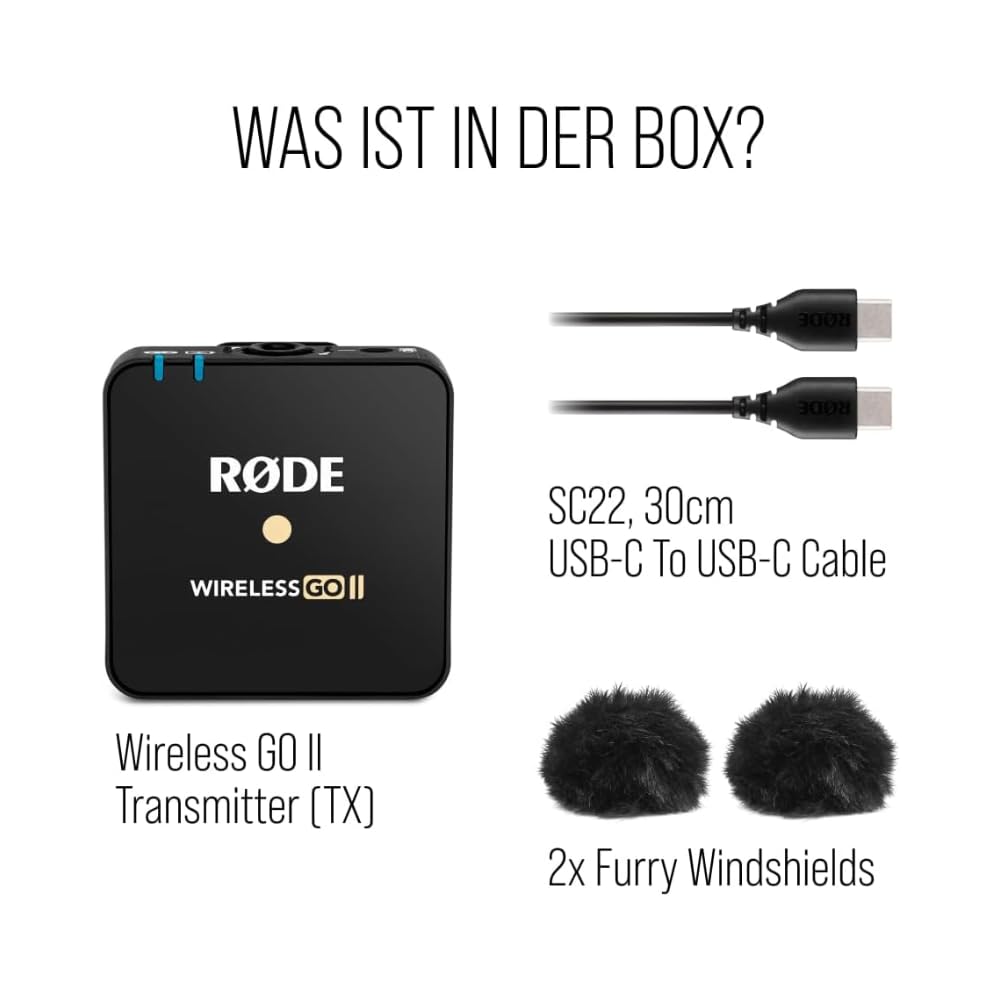 Røde Wireless GO II TX - Ultrakompakter drahtloser Sender mit integriertem Mikrofon – Bild 6