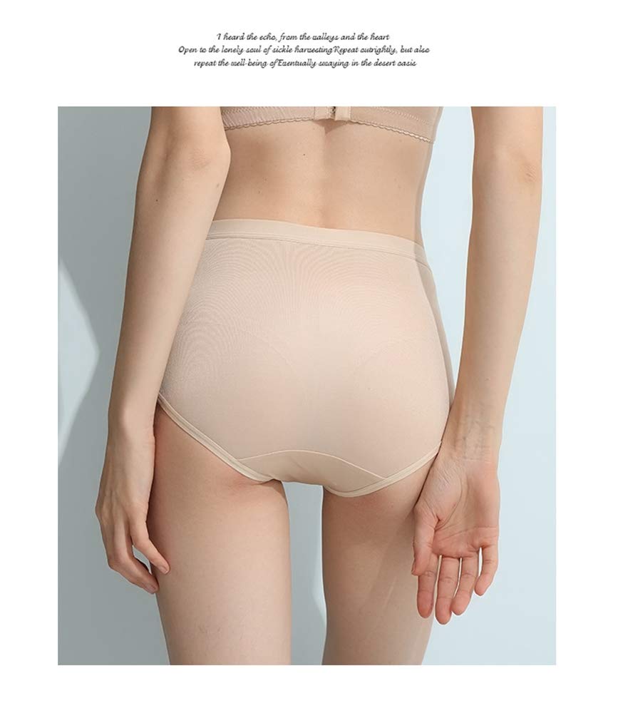 Slip Donna Vita Alta Mutande in 100% Seta Ultralight Culotte Antibatterico Confortevole Traspirante