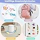Homgaty 1500 Stück Große Bügelperlen 10mm mit Steckplatten und Bügelpapier, 10 Macaron Pastell Farben XL Steckperlen Nachfüllset, Kreatives Perlenset für Kinder ab 3 Jahren