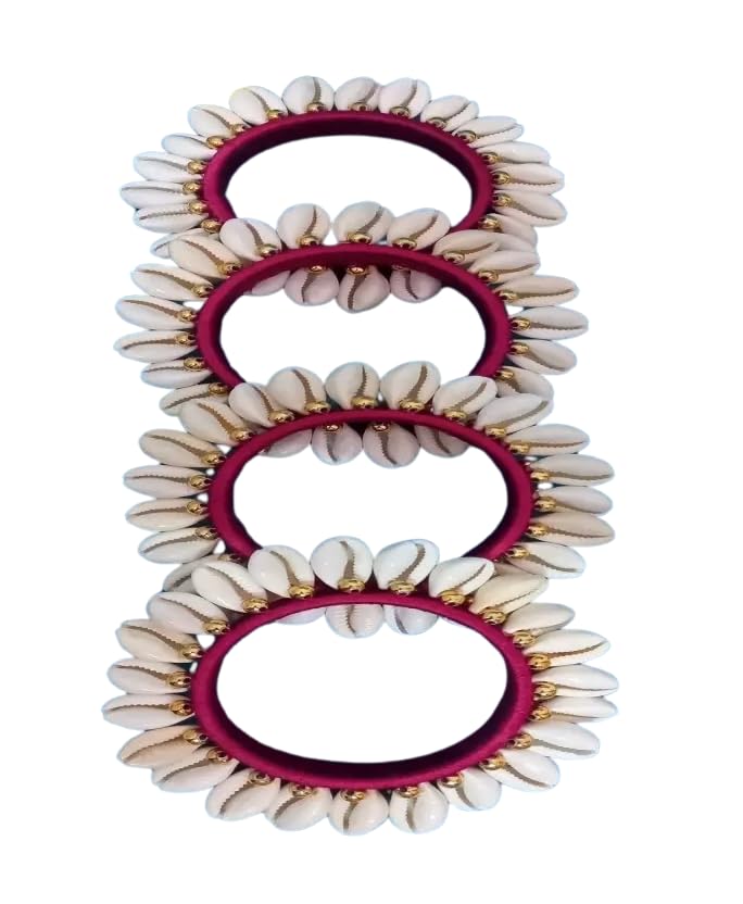 See full amazon price history chart for R Singh Enterprises Womens Beautiful Handmade Cowrie Shell Bangles Set of 2 Pair for Wedding Haldi Ceremony Baby Shower (Maroon 2.6) R Singh Enterprises Womens Beautiful Handmade Cowrie Shell Bangles Set of 2 Pair for Wedding Haldi Ceremony Baby Shower (Maroon 2.6) (B0CS8X99VX) Amazon Price History, Amazon Price Tracker