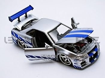 Amazon.com: Jada Toys – 97158 – Nissan Skyline GTR R34 – Fast and